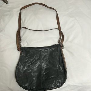 HOBO black cross body or hobo bag.